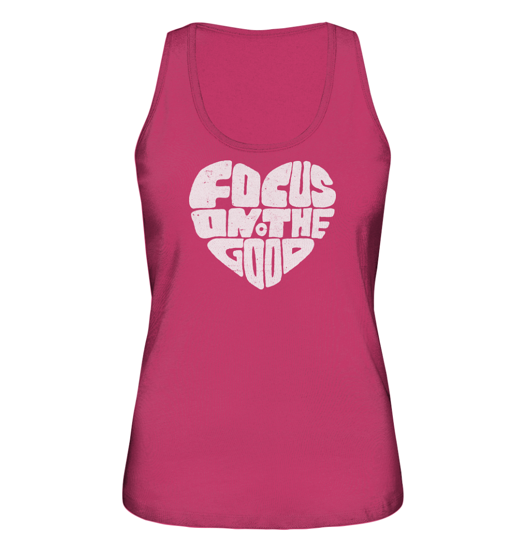 front ladies organic tank top c63a6a 1116x 1 Focus on the Good - Ladies Organic Tank-Top