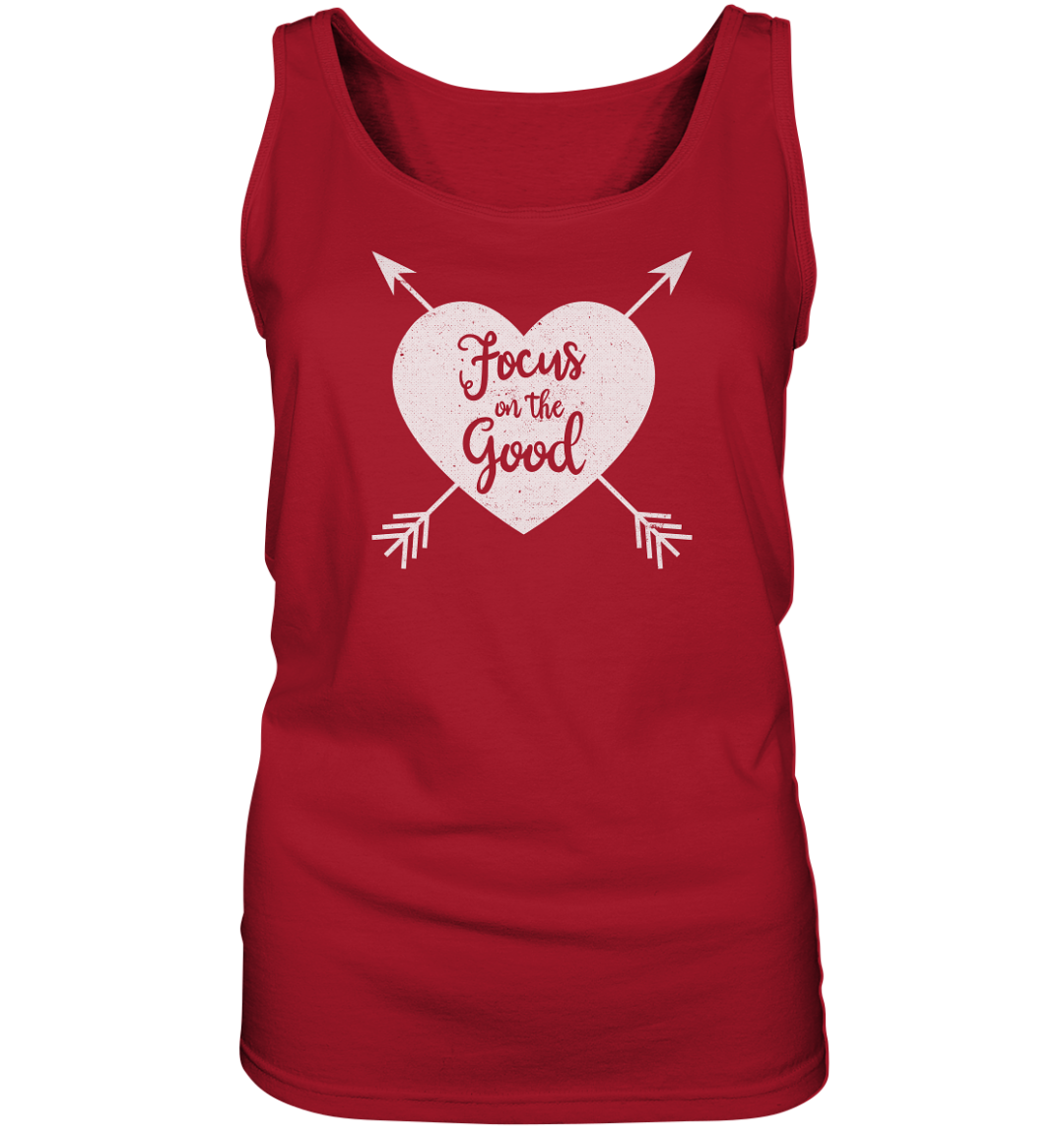 front ladies tank top a31829 Focus on the Good - Ladies Tank-Top