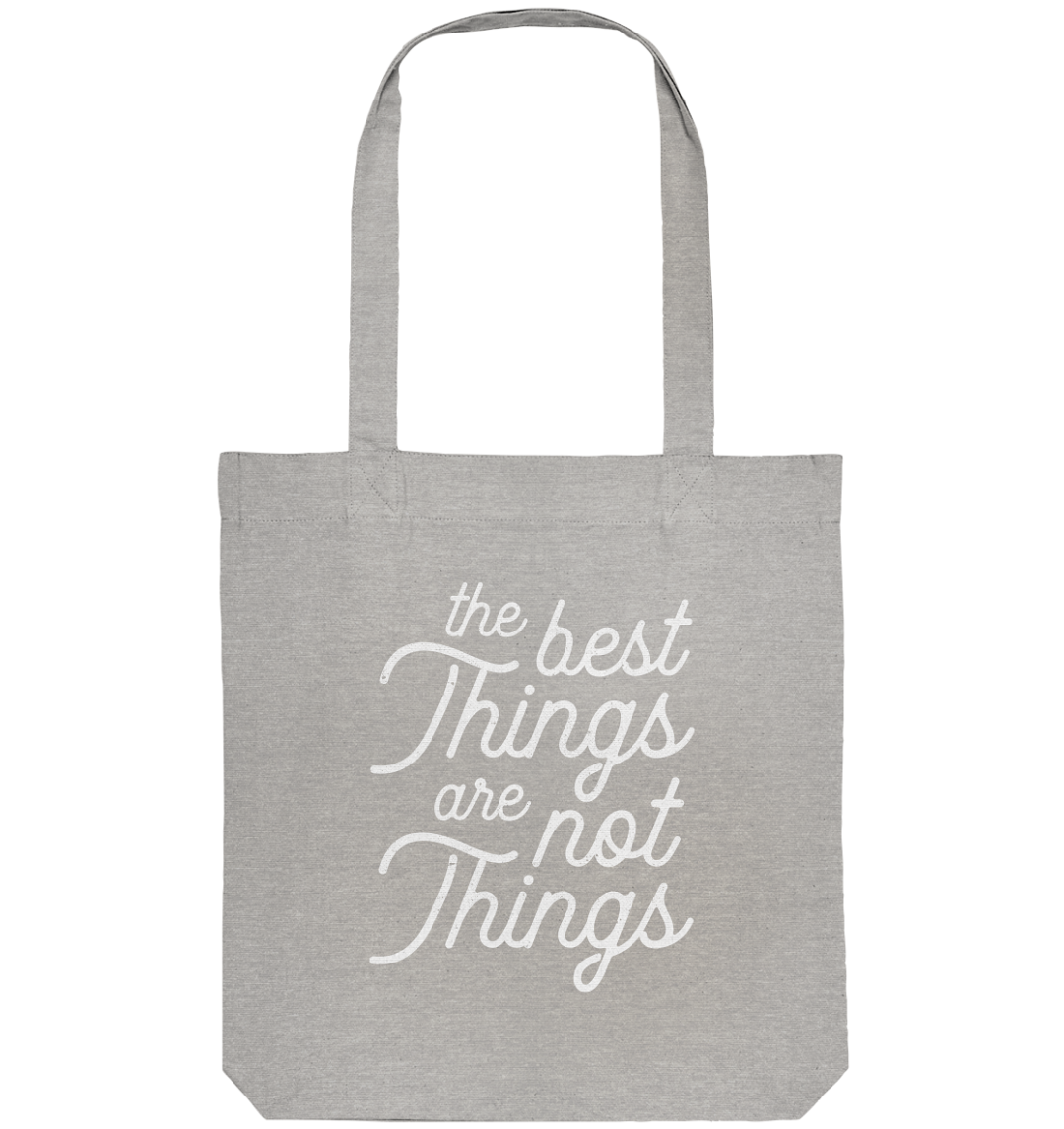 front organic tote bag c2c1c0 1116x 5 The best Things are Not Things - Organic Tote-Bag