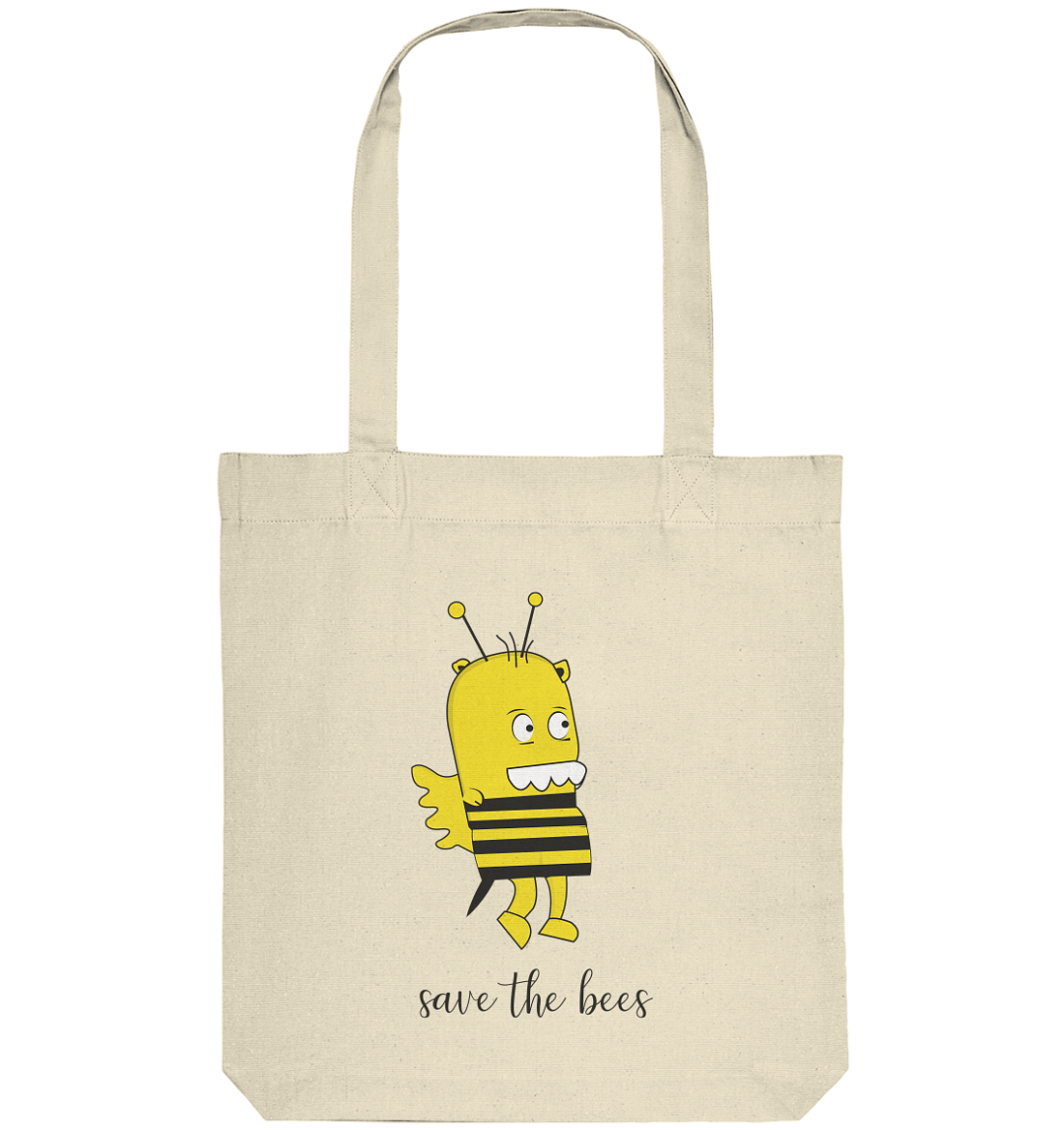 front organic tote bag f4ead0 1116x 2 Save the Bees - Organic Tote-Bag