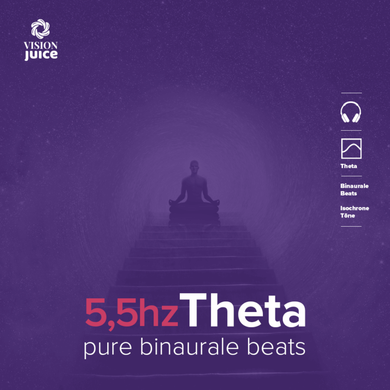5,5 hz Thetawellen - Pure Binaurale Beats als Download