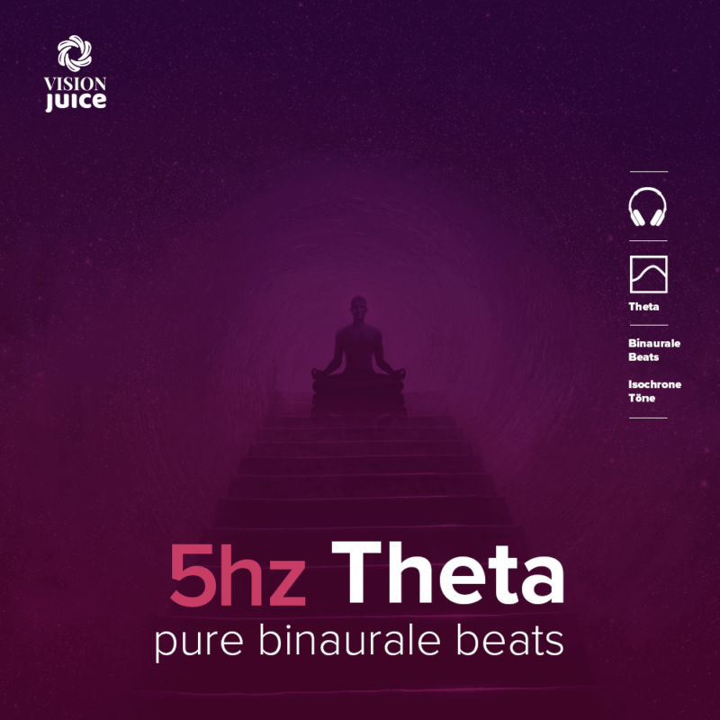 5hz binaurale beats. Theta Frequenzen als Download. Entspannung, Tiefe Meditation und schnell Einschlafen.